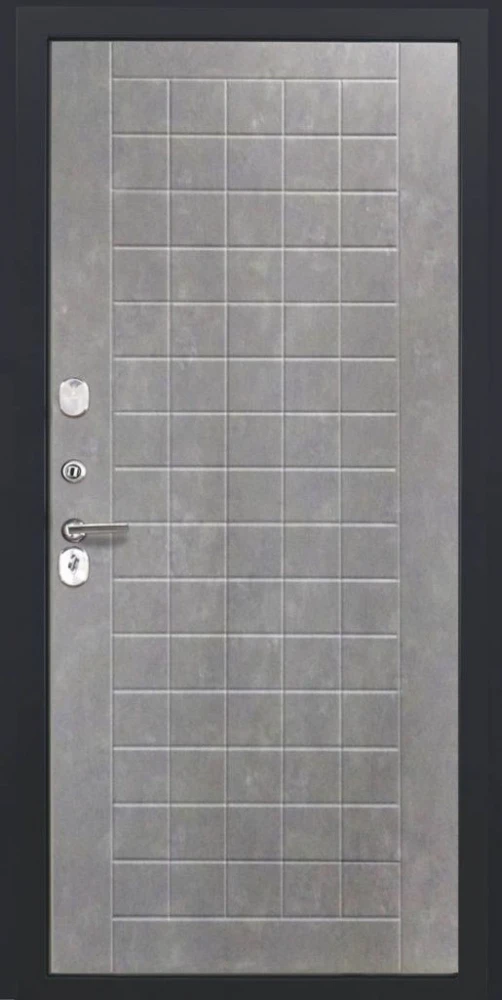 Входная дверь ДвериПРО Термо серебро ФЛ-256 (10мм, Бетон пепельный) DPRO227594 внутренняя сторона