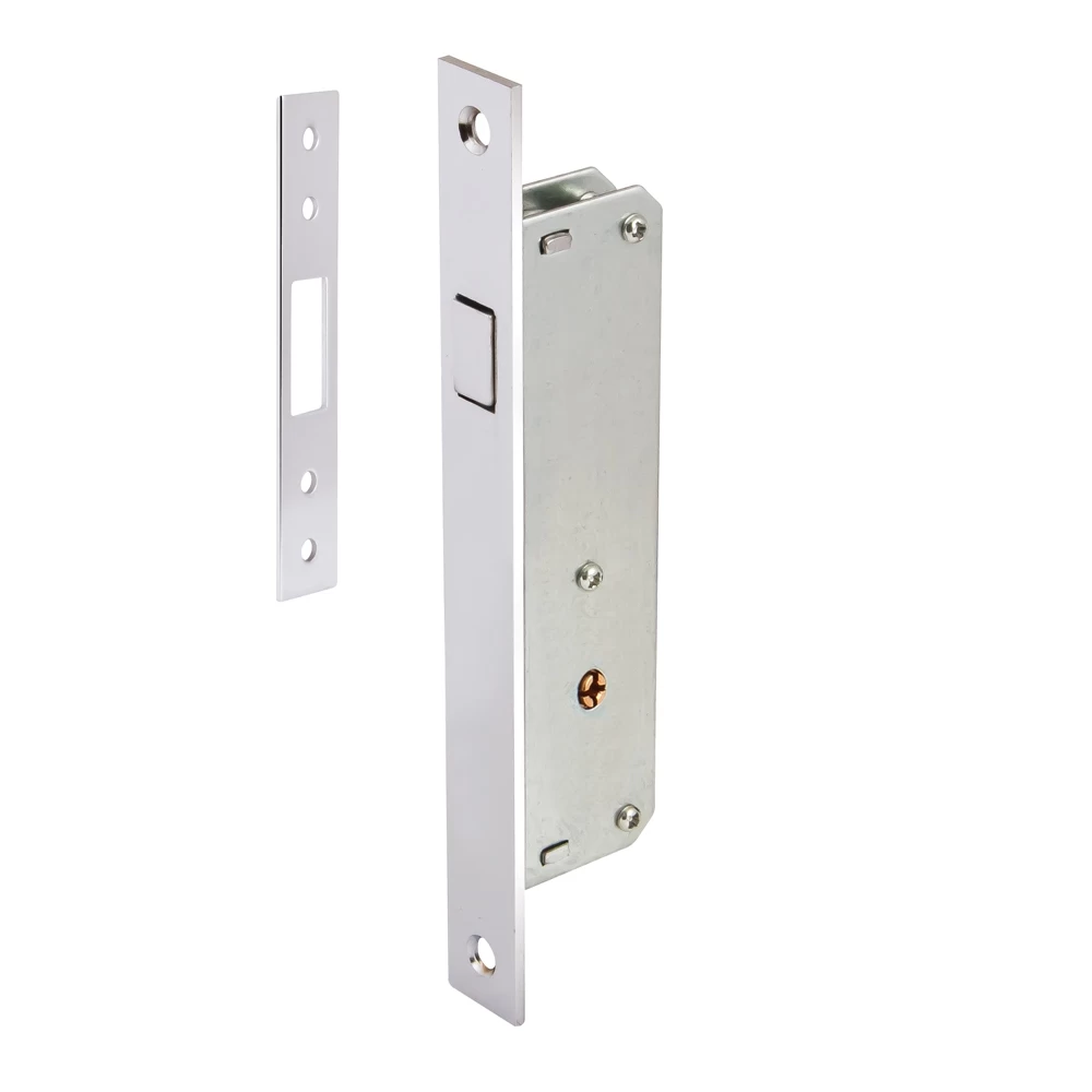 Фото Замок врезной крестообразный узкопрофильный METLR-201F (LR-201F) 3key CP хром