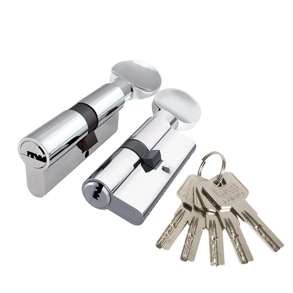 Фото Цилиндровый механизм Z3002Knob90(35+10+45) с вертушкой CP хром