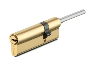 Цилиндровый механизм под вертушку (дл.шток) 164 SX/91 (55+10+26) mm латунь 5 кл.