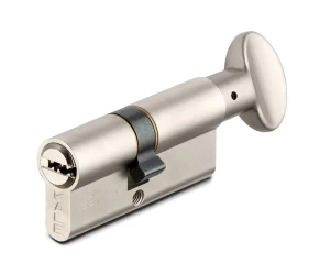 Цилиндровый механизм с вертушкой 164 SM/90 (40+10+40) mm никель 5 кл.