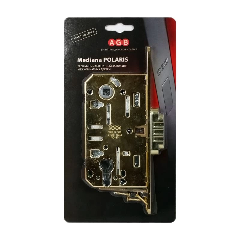 Фото Корпус замка магнит. под цил. MEDIANA POLARIS B06103.50.03.567 с отв. планкой B02402.05 (лат)