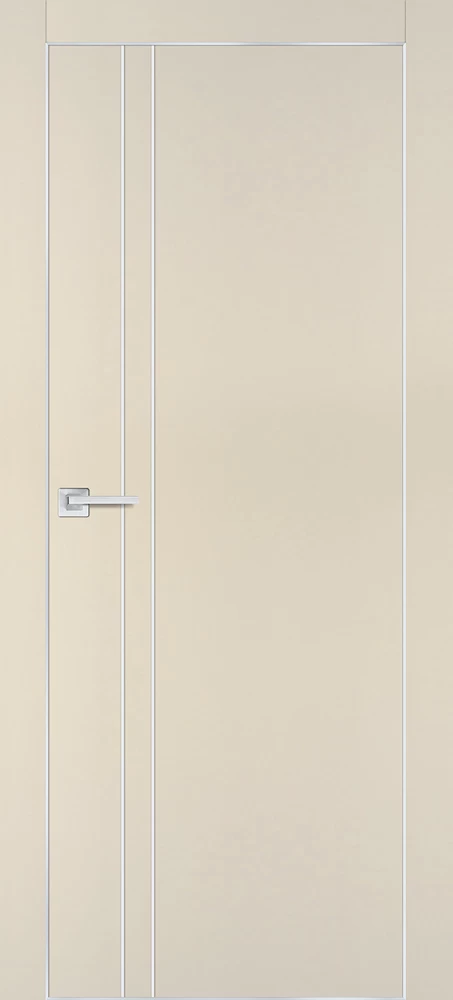Фото Межкомнатная дверь PX-20  AL кромка с 4-х ст. Бежевый матовый
