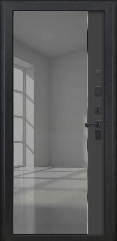 Входная дверь ДвериПРО Модель Л-46 ФЛЗ-618 Черный кварц DPRO227976 внутренняя сторона