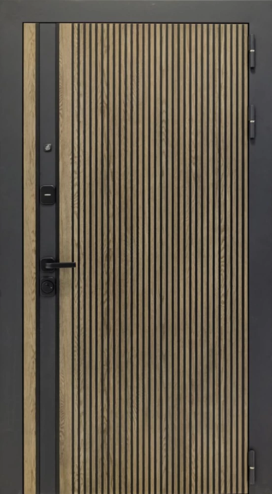 Входная дверь ДвериПРО Rosna Экошпон СБ-3 (16мм, венге) DPRO196954 внешняя сторона