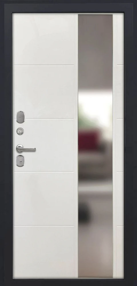 Входная дверь ДвериПРО Берген ФЛЗ-649 капучино (зеркало) DPRO200367 внутренняя сторона