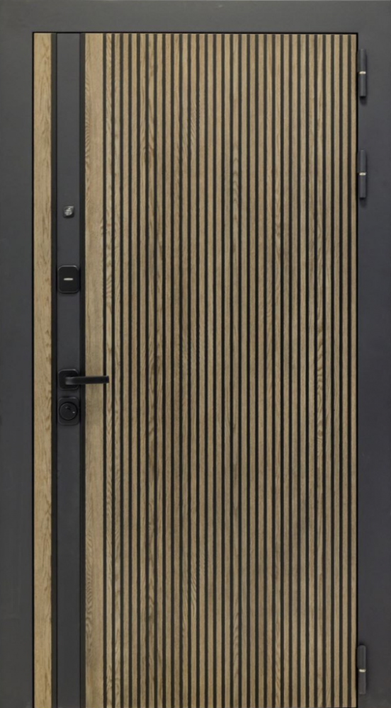 Входная дверь ДвериПРО Rosna ФЛ 244 беленый дуб DPRO198208 внешняя сторона