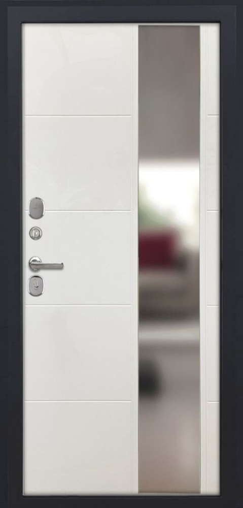 Входная дверь ДвериПРО Д-68 ФЛЗ-649 капучино (зеркало) DPRO196803 внутренняя сторона